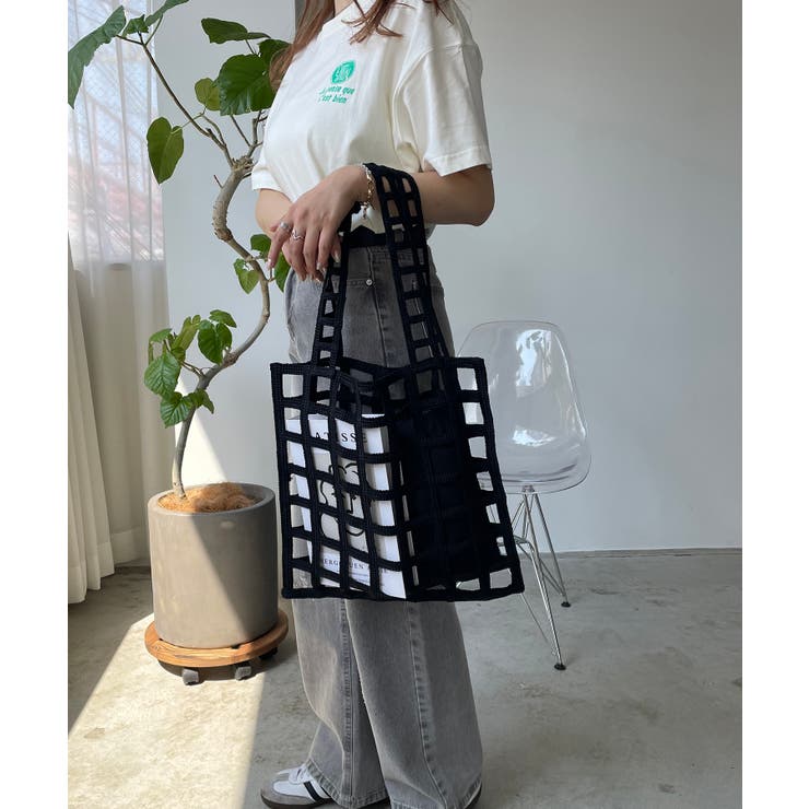 ニット編みカラートートバッグ | 210nouve | 詳細画像8 