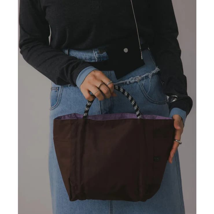 【リバーシブル】ビッグロゴミニトートバッグ | 210nouve | 詳細画像21 