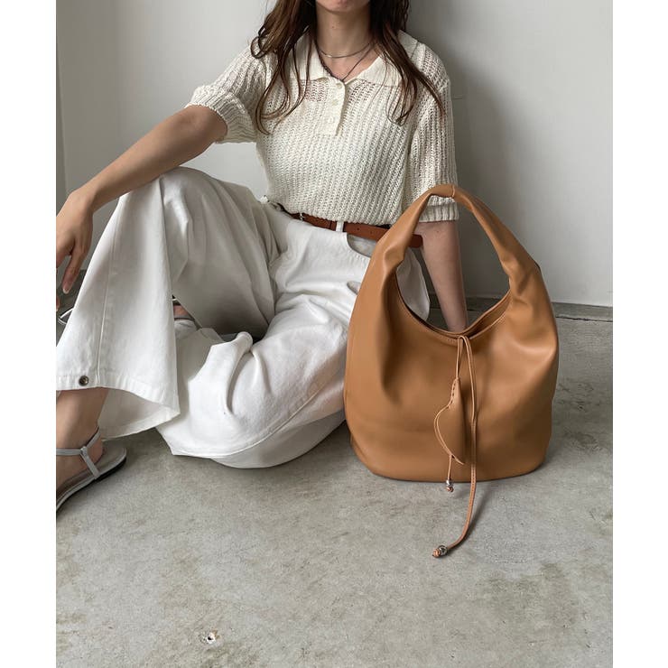 ソフトフェイクレザーワンハンドルショルダーバッグ | 210nouve | 詳細画像4 