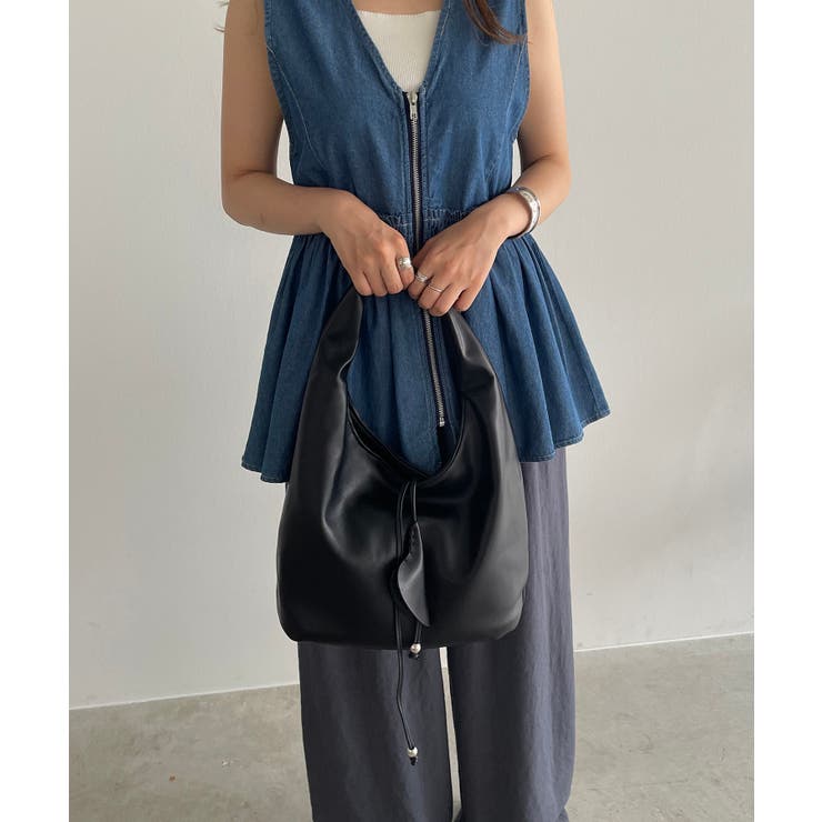 ソフトフェイクレザーワンハンドルショルダーバッグ | 210nouve | 詳細画像8 