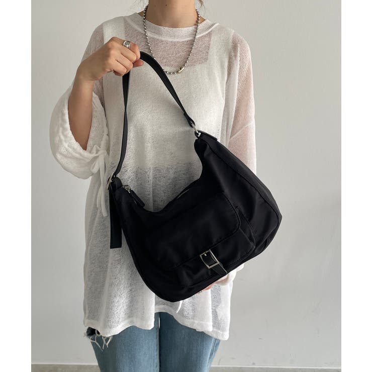 アウトポケットナイロンショルダーバッグ | 210nouve | 詳細画像5 