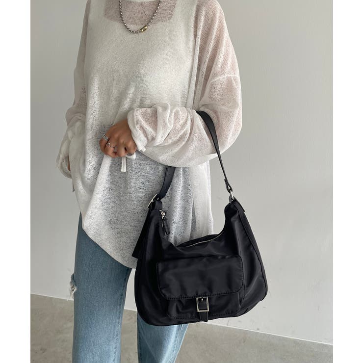 アウトポケットナイロンショルダーバッグ | 210nouve | 詳細画像8 