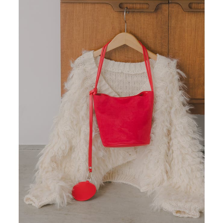 【チャーム付】フェイク スエード バケツ ショルダーバッグ | 210nouve | 詳細画像16 