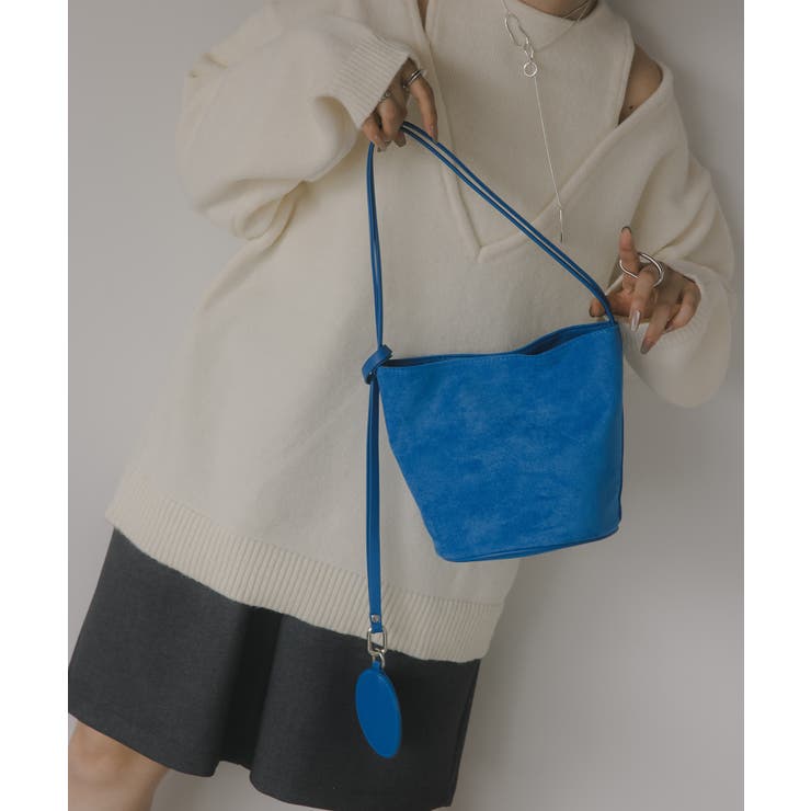 【チャーム付】フェイク スエード バケツ ショルダーバッグ | 210nouve | 詳細画像17 