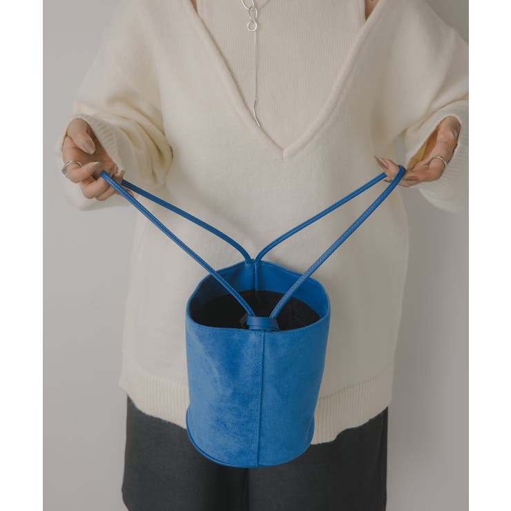 【チャーム付】フェイク スエード バケツ ショルダーバッグ | 210nouve | 詳細画像19 