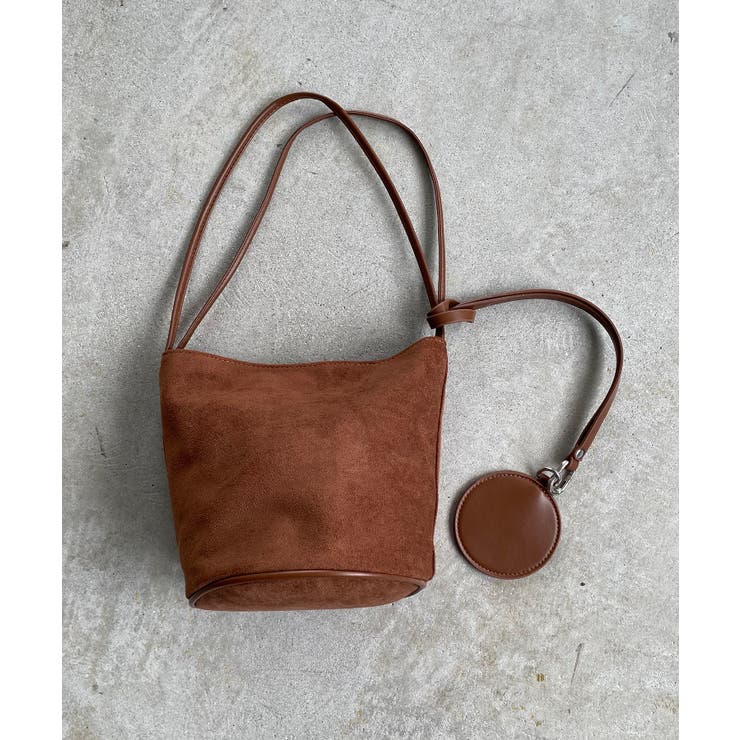 【チャーム付】フェイク スエード バケツ ショルダーバッグ | 210nouve | 詳細画像22 