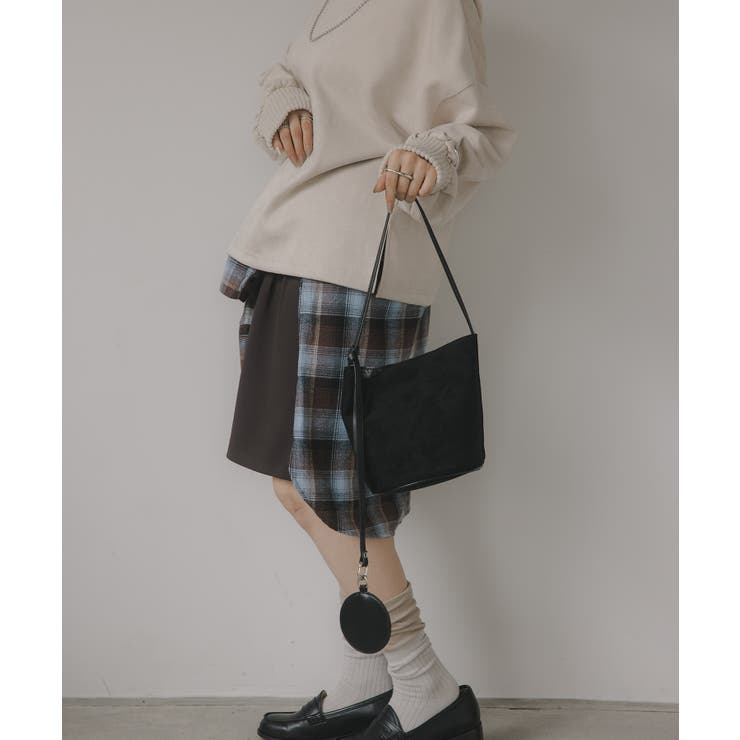 【チャーム付】フェイク スエード バケツ ショルダーバッグ | 210nouve | 詳細画像5 