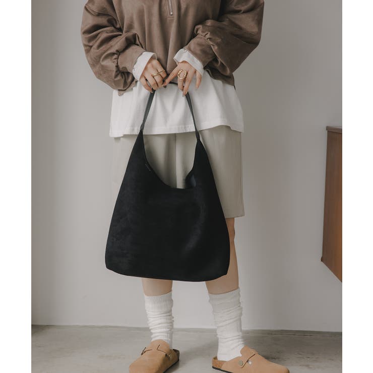 【ポーチ付】フェイクスエード ワンショルダーバッグ | 210nouve | 詳細画像11 