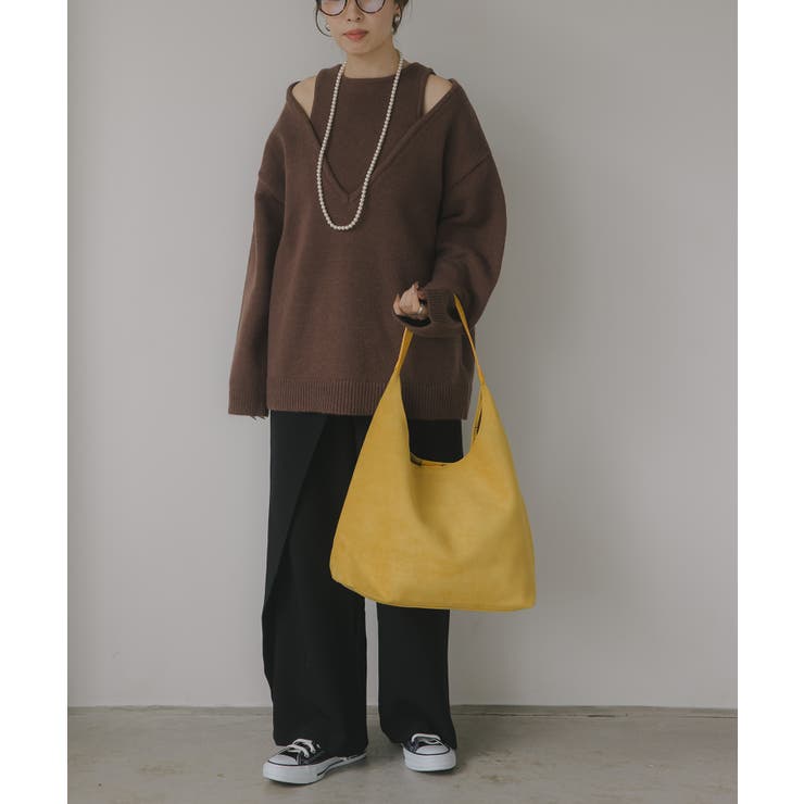 【ポーチ付】フェイクスエード ワンショルダーバッグ | 210nouve | 詳細画像16 