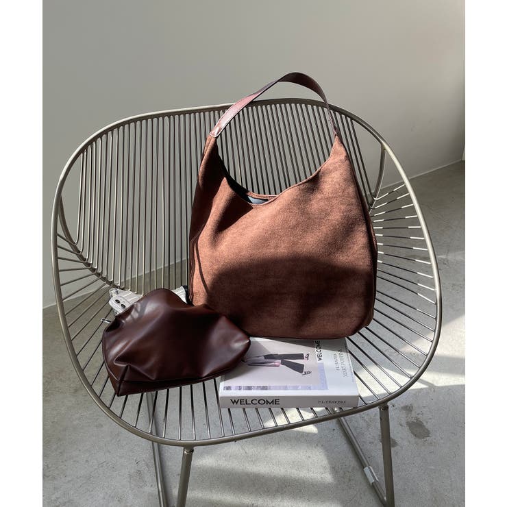 【ポーチ付】フェイクスエード ワンショルダーバッグ | 210nouve | 詳細画像19 