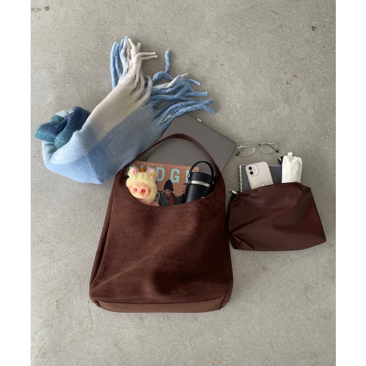 【ポーチ付】フェイクスエード ワンショルダーバッグ | 210nouve | 詳細画像22 