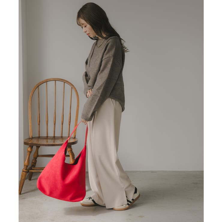 【ポーチ付】フェイクスエード ワンショルダーバッグ | 210nouve | 詳細画像4 