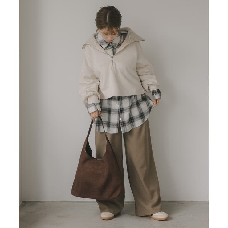 【ポーチ付】フェイクスエード ワンショルダーバッグ | 210nouve | 詳細画像8 