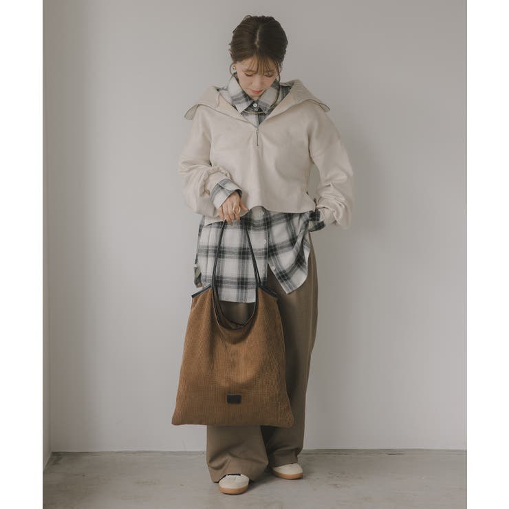 コーデュロイ パイピング ショルダーバッグ | 210nouve | 詳細画像10 