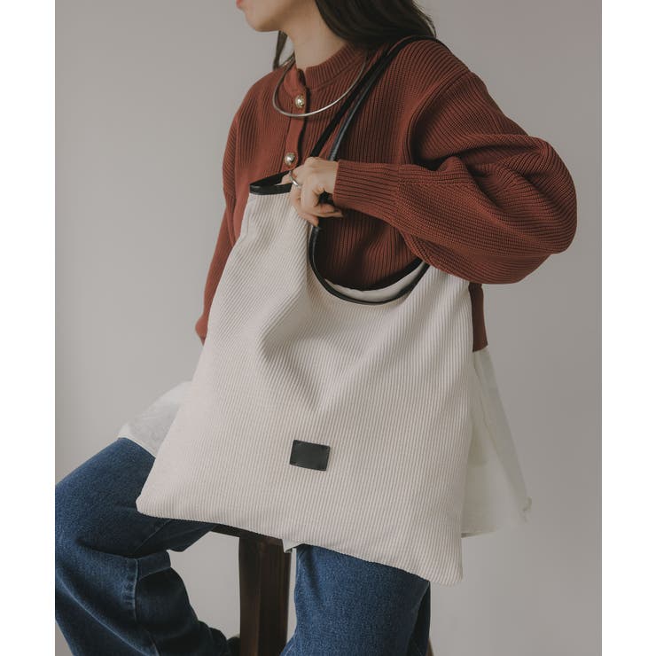 コーデュロイ パイピング ショルダーバッグ | 210nouve | 詳細画像12 