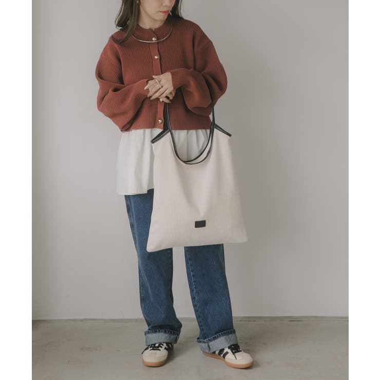 コーデュロイ パイピング ショルダーバッグ | 210nouve | 詳細画像15 