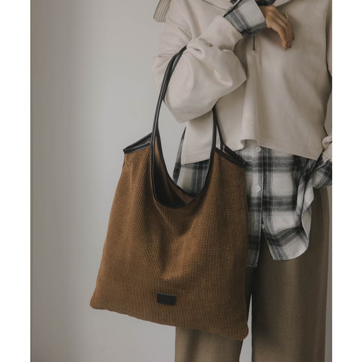 コーデュロイ パイピング ショルダーバッグ | 210nouve | 詳細画像9 