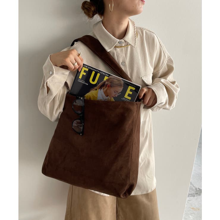 フェイクスエードビッグショルダーバッグ | 210nouve | 詳細画像1 