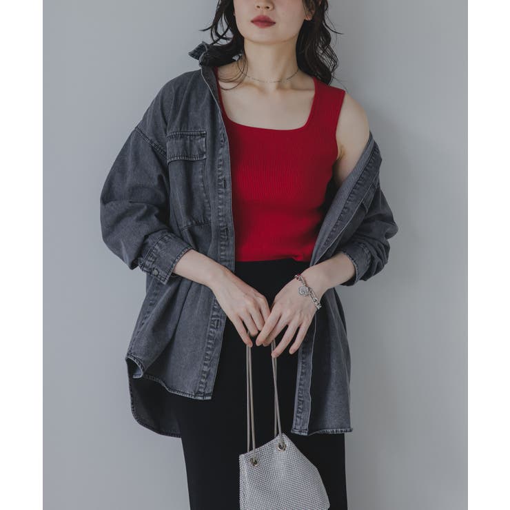 デニムビッグシャツジャケット | 210nouve | 詳細画像2 