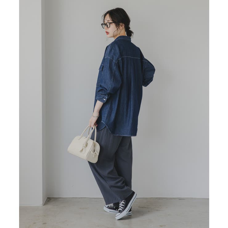 デニムビッグシャツジャケット | 210nouve | 詳細画像20 