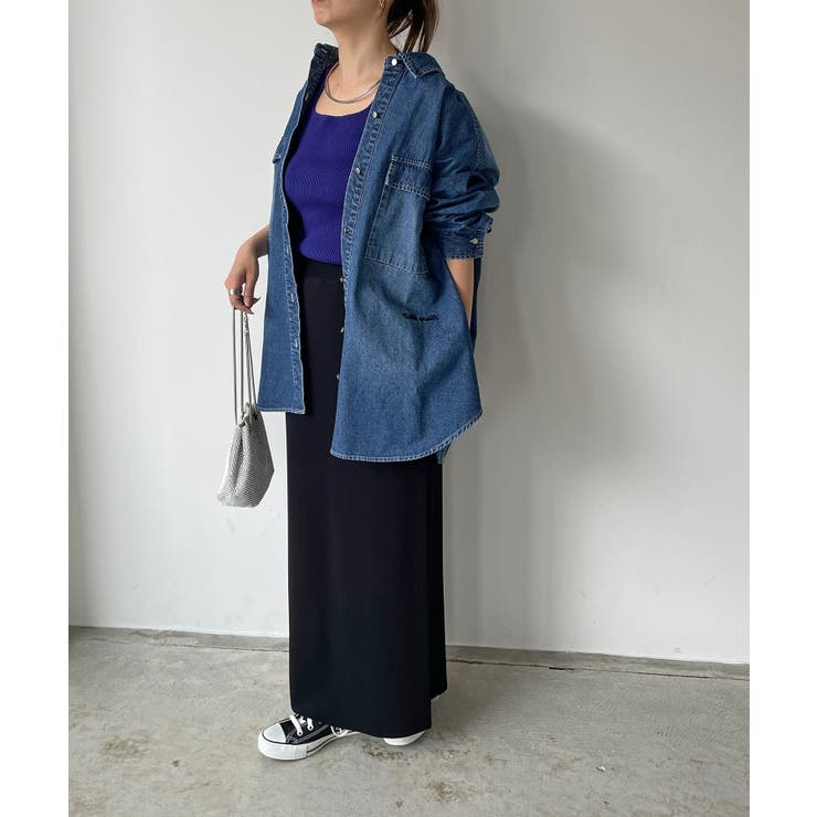 デニムビッグシャツジャケット | 210nouve | 詳細画像38 