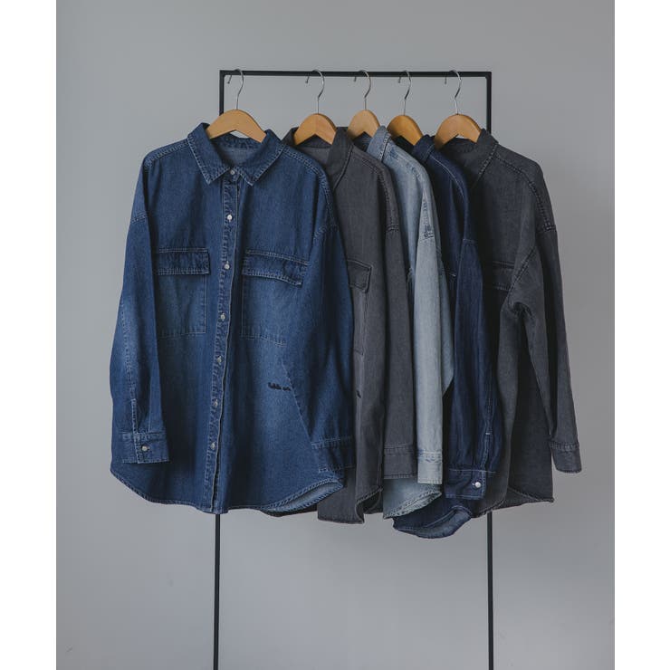 デニムビッグシャツジャケット | 210nouve | 詳細画像41 