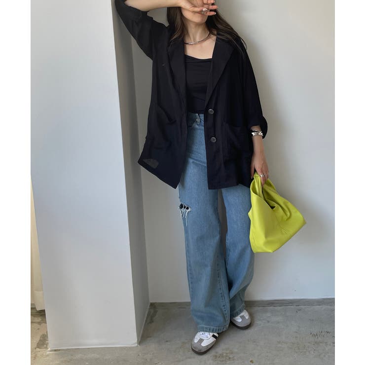 シアーテーラードジャケット | 210nouve | 詳細画像5 