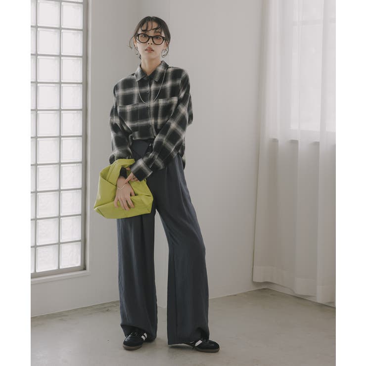 オンブレチェック オーバーサイズ シャツ ジャケット | 210nouve | 詳細画像13