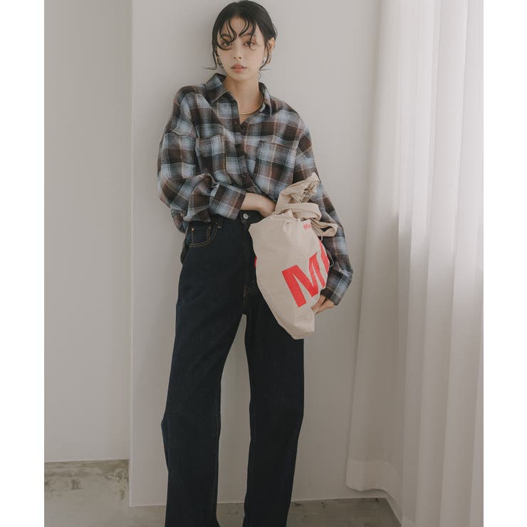 オンブレチェック オーバーサイズ シャツ ジャケット | 210nouve | 詳細画像19