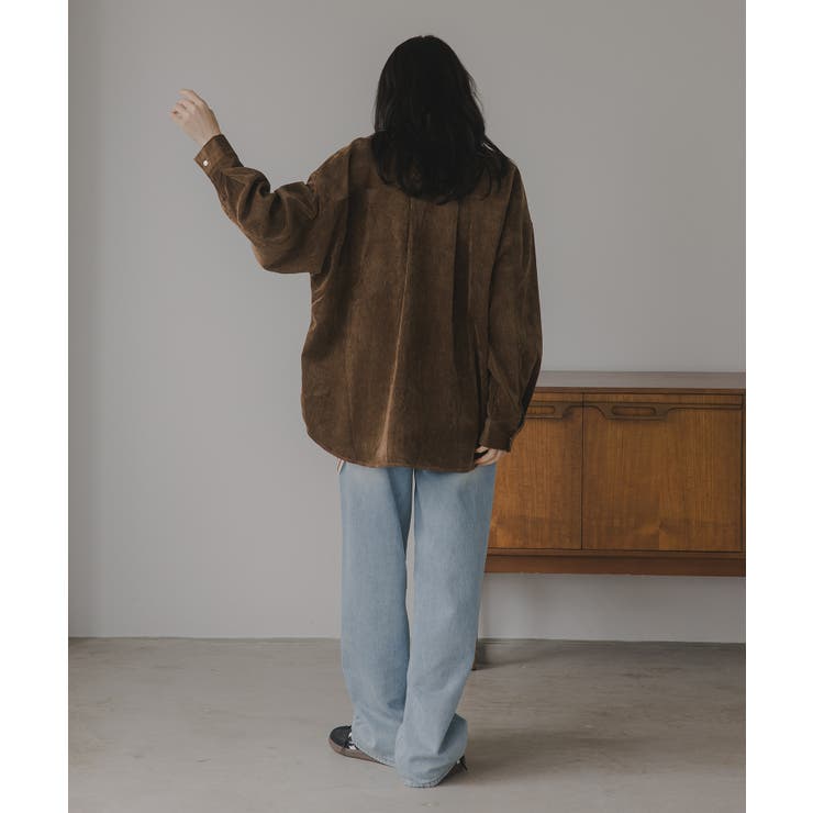 コーデュロイ オーバーサイズ シャツ ジャケット | 210nouve | 詳細画像12