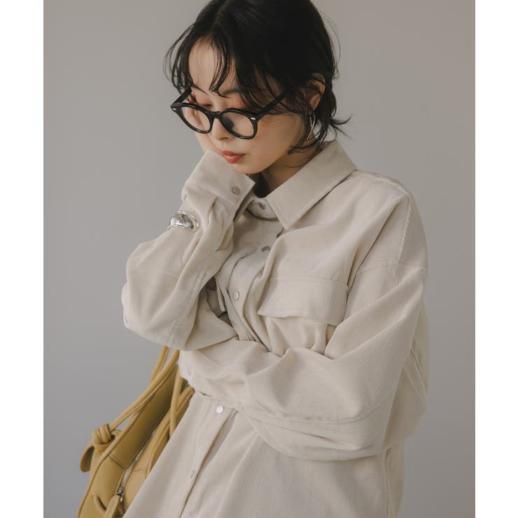 コーデュロイ オーバーサイズ シャツ ジャケット | 210nouve | 詳細画像15