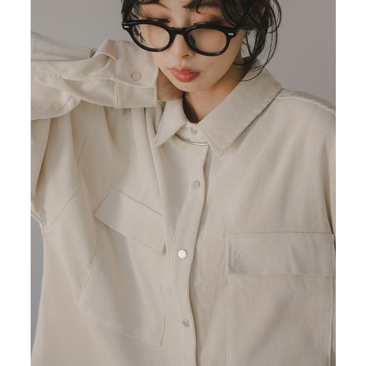 コーデュロイ オーバーサイズ シャツ ジャケット | 210nouve | 詳細画像17