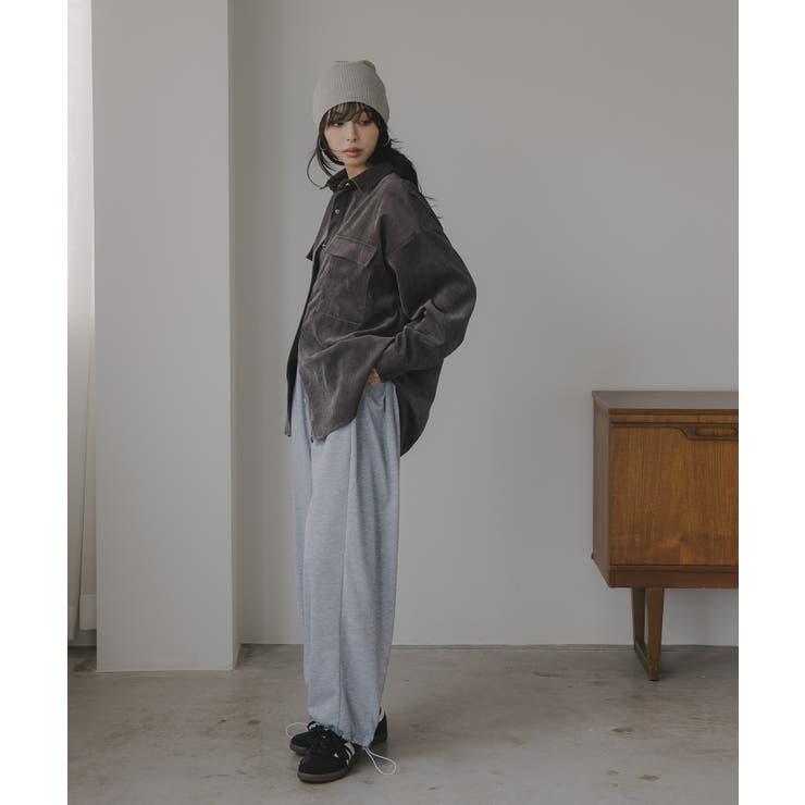 コーデュロイ オーバーサイズ シャツ ジャケット | 210nouve | 詳細画像5