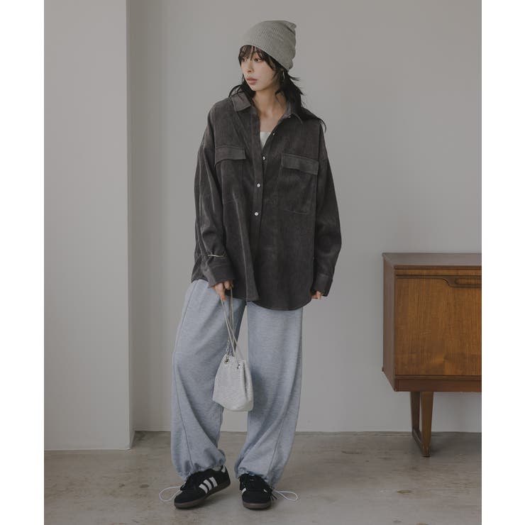 コーデュロイ オーバーサイズ シャツ ジャケット | 210nouve | 詳細画像6