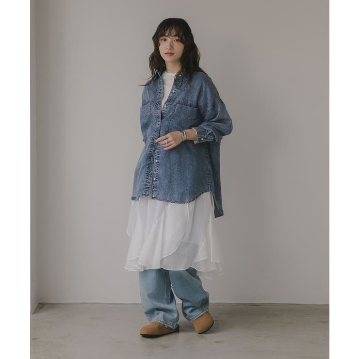 テンセルデニムシャツ | 210nouve | 詳細画像3 