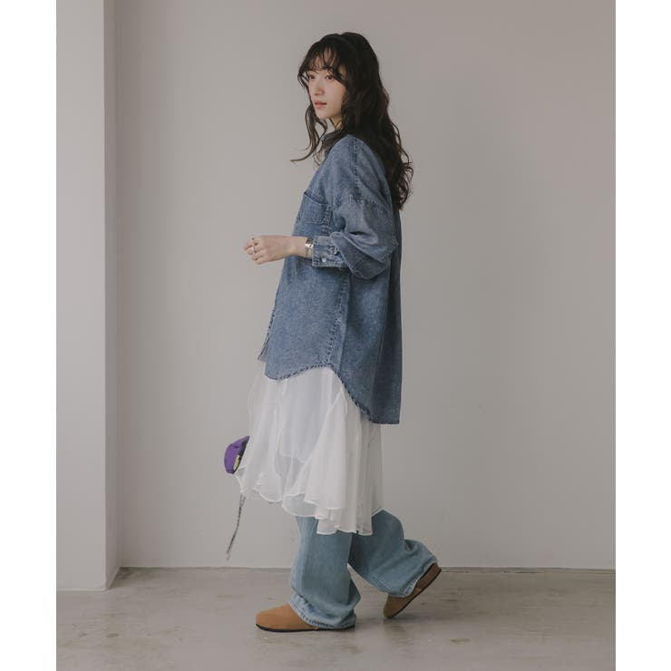 テンセルデニムシャツ | 210nouve | 詳細画像4 