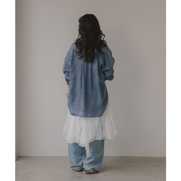 テンセルデニムシャツ | 210nouve | 詳細画像5 