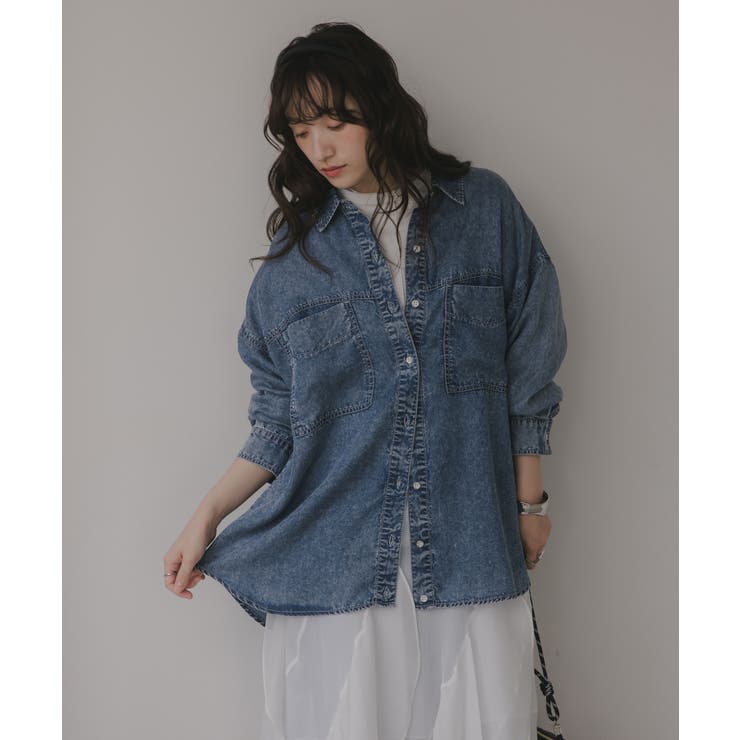 ブルー | テンセルデニムシャツ | 210nouve