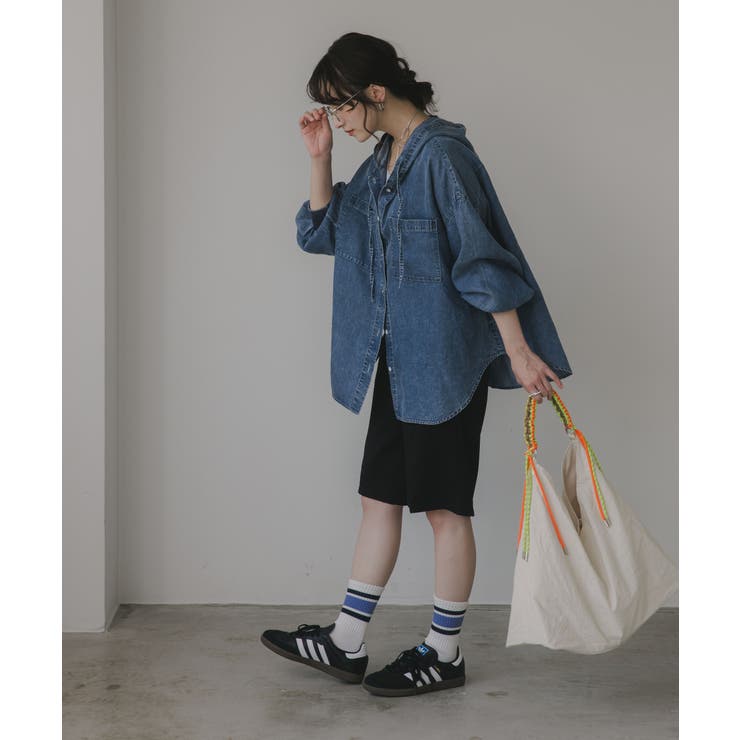 テンセルデニムパーカーシャツ | 210nouve | 詳細画像10 