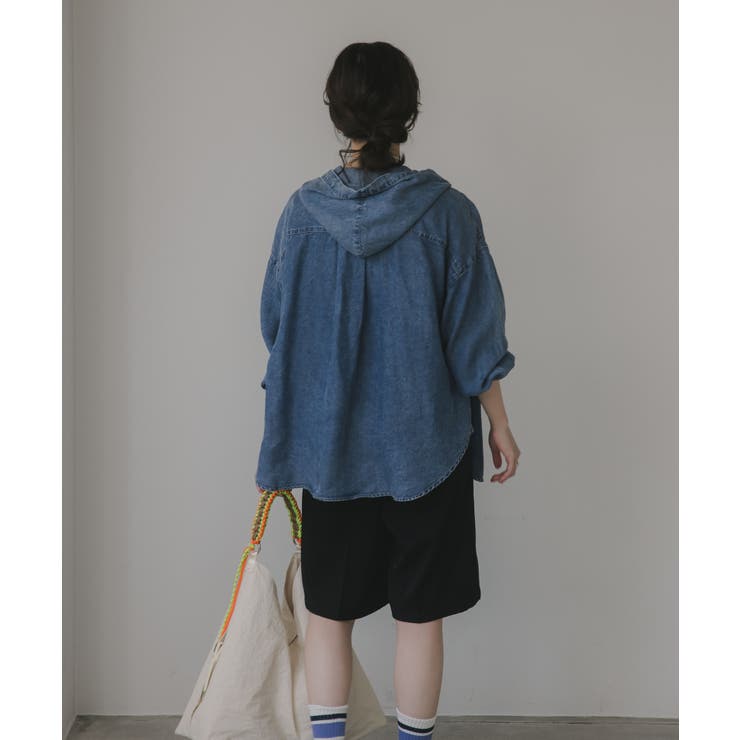 テンセルデニムパーカーシャツ | 210nouve | 詳細画像11 