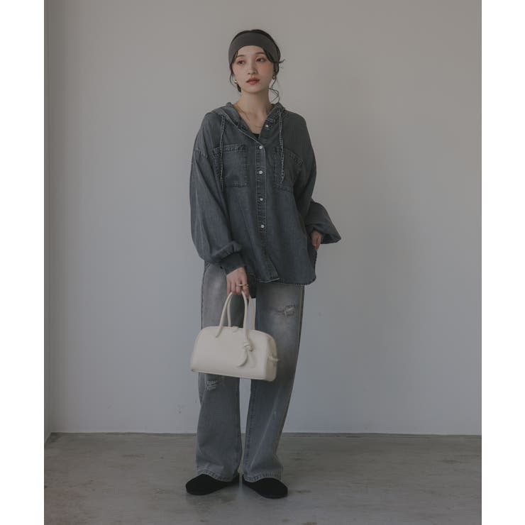 テンセルデニムパーカーシャツ | 210nouve | 詳細画像5 