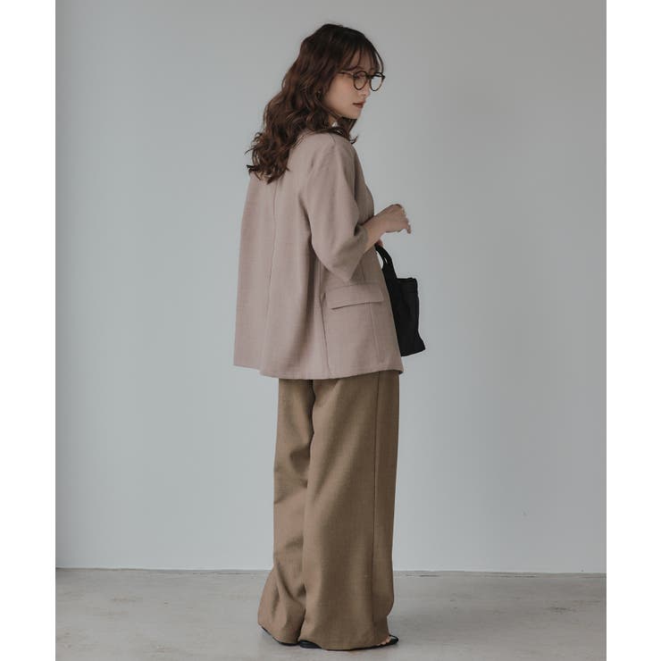 リネンライク半袖ジャケット | 210nouve | 詳細画像9 