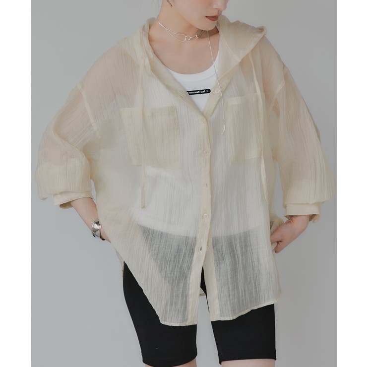 ライトイエロー | フードシアービックシャツ | 210nouve