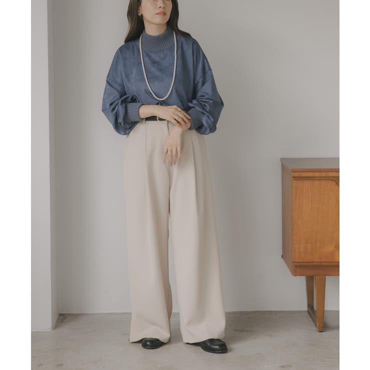 スエードハイネックプルオーバー | 210nouve | 詳細画像18 