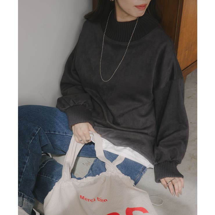 スエードハイネックプルオーバー | 210nouve | 詳細画像23 