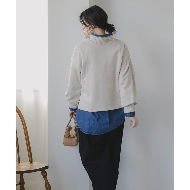 スエードハイネックプルオーバー | 210nouve | 詳細画像3 