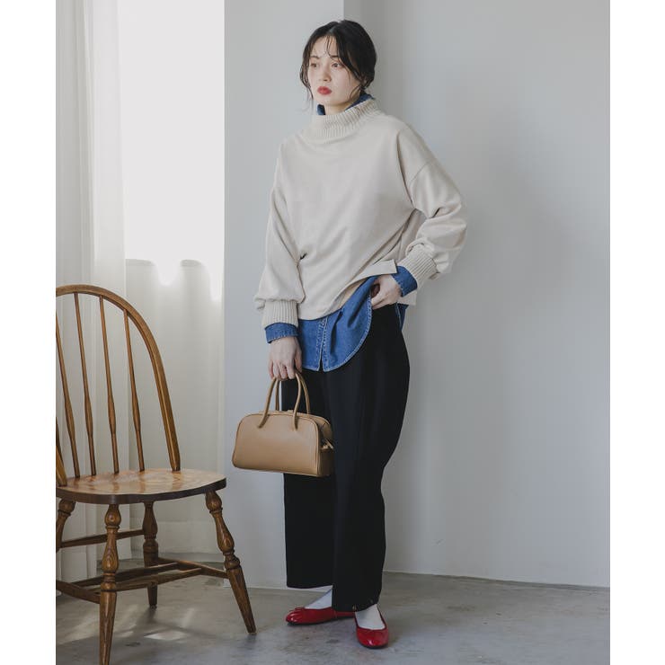 スエードハイネックプルオーバー | 210nouve | 詳細画像4 