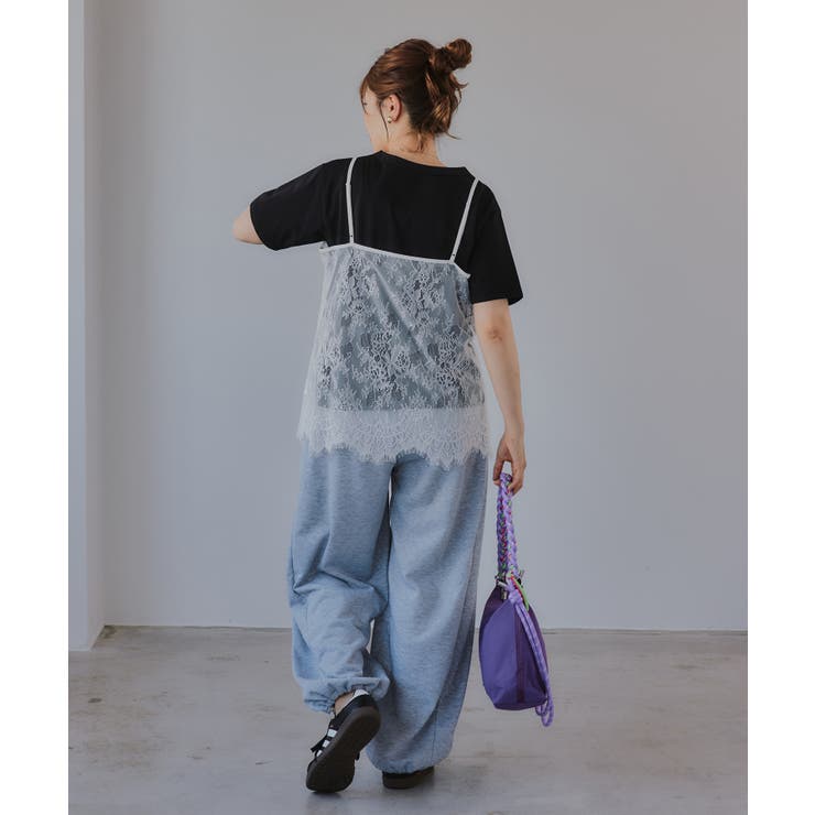 レースキャミレーヤードTシャツ | 210nouve | 詳細画像14 