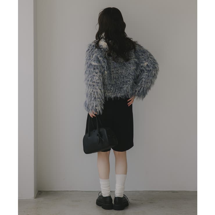 ループヤーン シャギー  カーディガン | 210nouve | 詳細画像4 