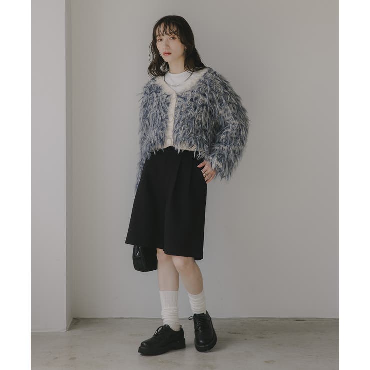 ループヤーン シャギー  カーディガン | 210nouve | 詳細画像5 